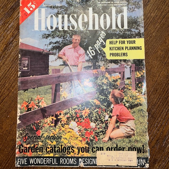 Household Magazine Other - Vintage 1958 Household Magazine
